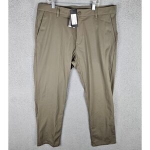 Rhone Commuter Pants Men 36 Flex Knit Comfort Regular Fit Straight Leg 100161